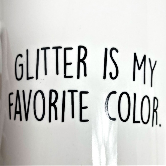 Enesco Celebrate/Glitter Is My Favorite Color Ceramic Our Name Is Mud Mug - Picture 16 of 16